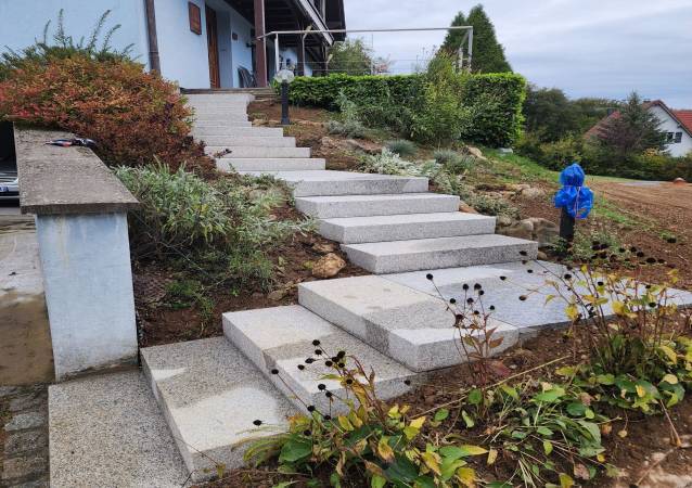 Comment bien intégrer les escaliers d&#8217;extérieur dans un jardin en pente ? Illzach