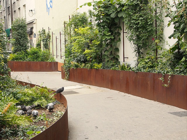 ACIER CORTEN BORDURE | 3JTP L’ART du CORTEN DANS NOS JARDIN ! Mulhouse